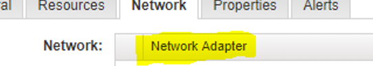 vRA Network Adapter